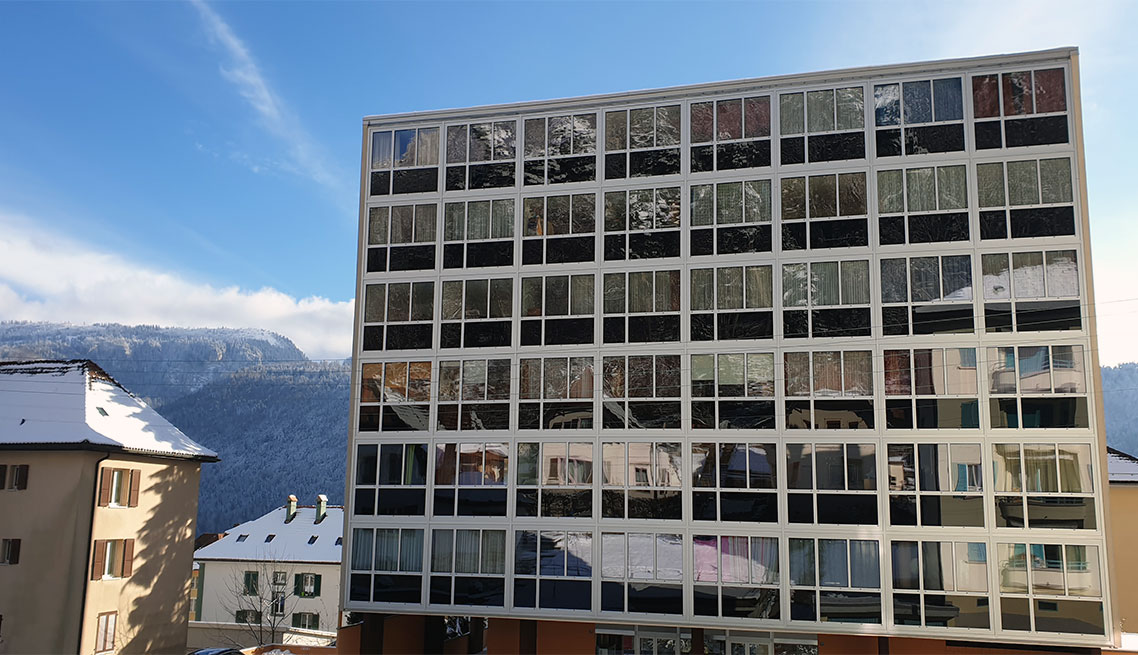 Tamplarie din aluminiu si PVC – Imobil locuinte St. Imier – Elvetia