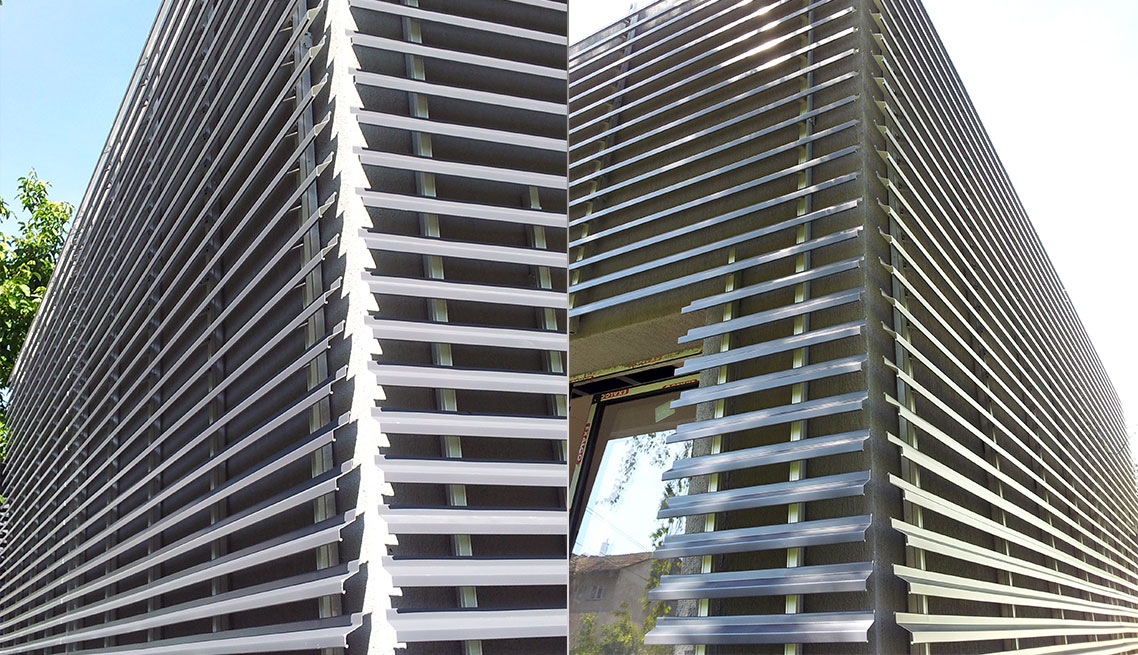 Fatada lamelara – sistem Hunter-Douglas