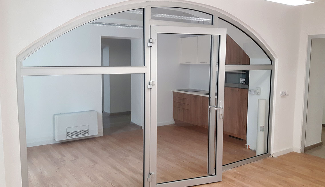 Tamplarie interioara cu arcada sistem Aluprof MB-45